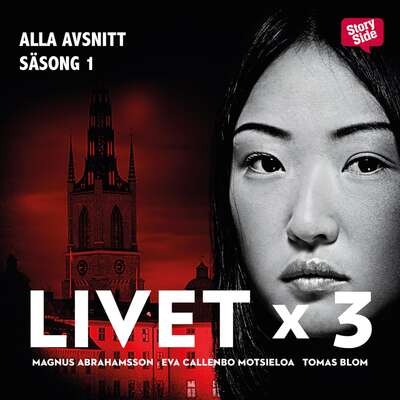 Livet x 3 - säsong 1 - Tomas Blom, Magnus Abrahamsson och Eva Callenbo Motsieloa.